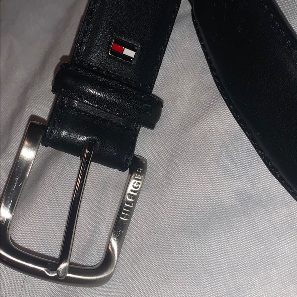 Black Tommy Hilfiger belt